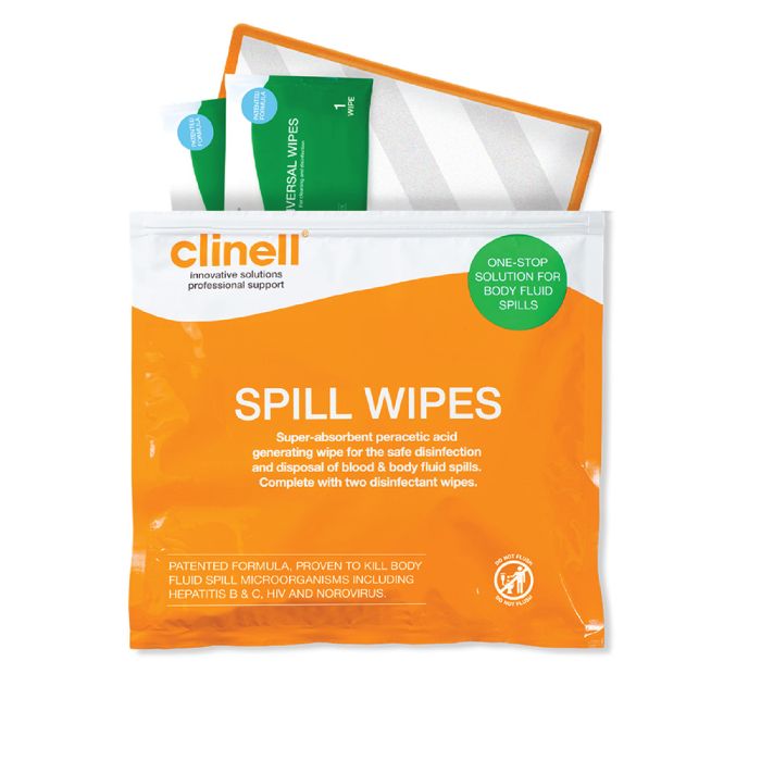 Clinell Spill Wipes