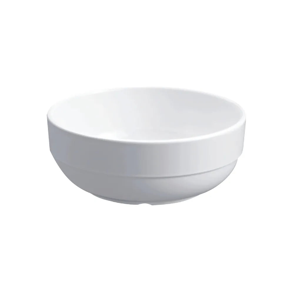 Glazed Bowl 5.5 Inch W140 x H66mm Melamine White (Pack of 6) GB-C106