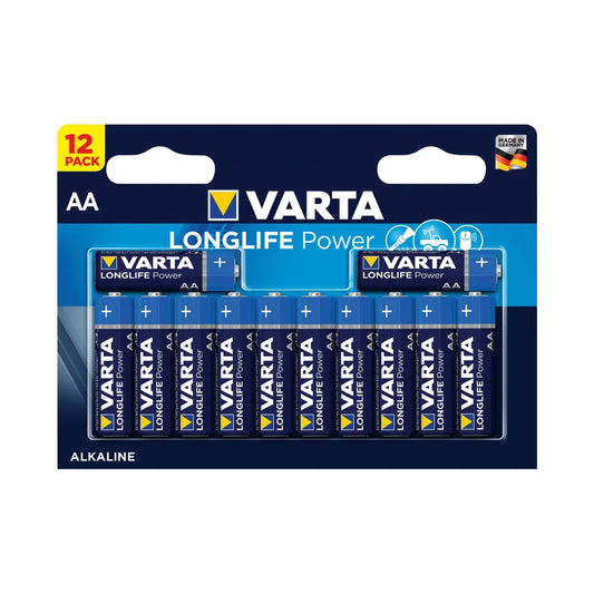 Varta AA Long life Battery Alkaline (Pack of 12) 4906121482