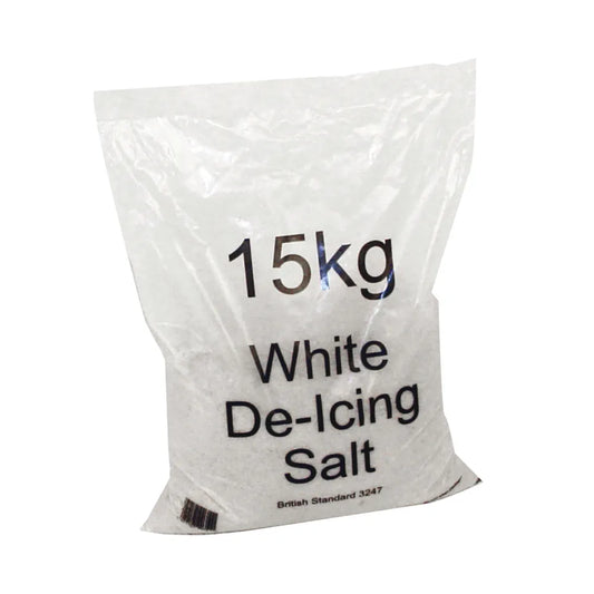 White Winter De-Icing Salt 15kg Bag (Pack of 72) 314265