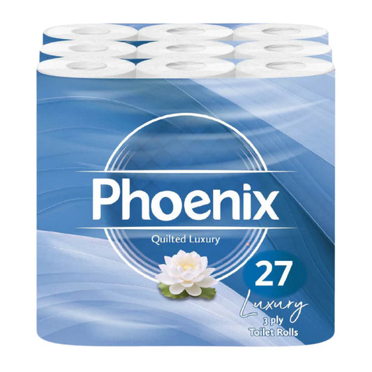 27 Rolls Soft Supreme Luxury Quilted 3 Ply Non-Fragranced Toilet Rolls